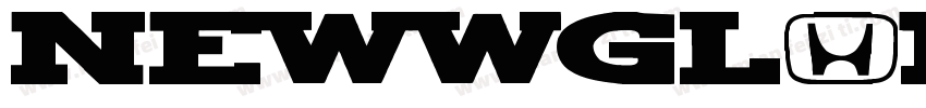 NewWGL4Font RegularI字体转换